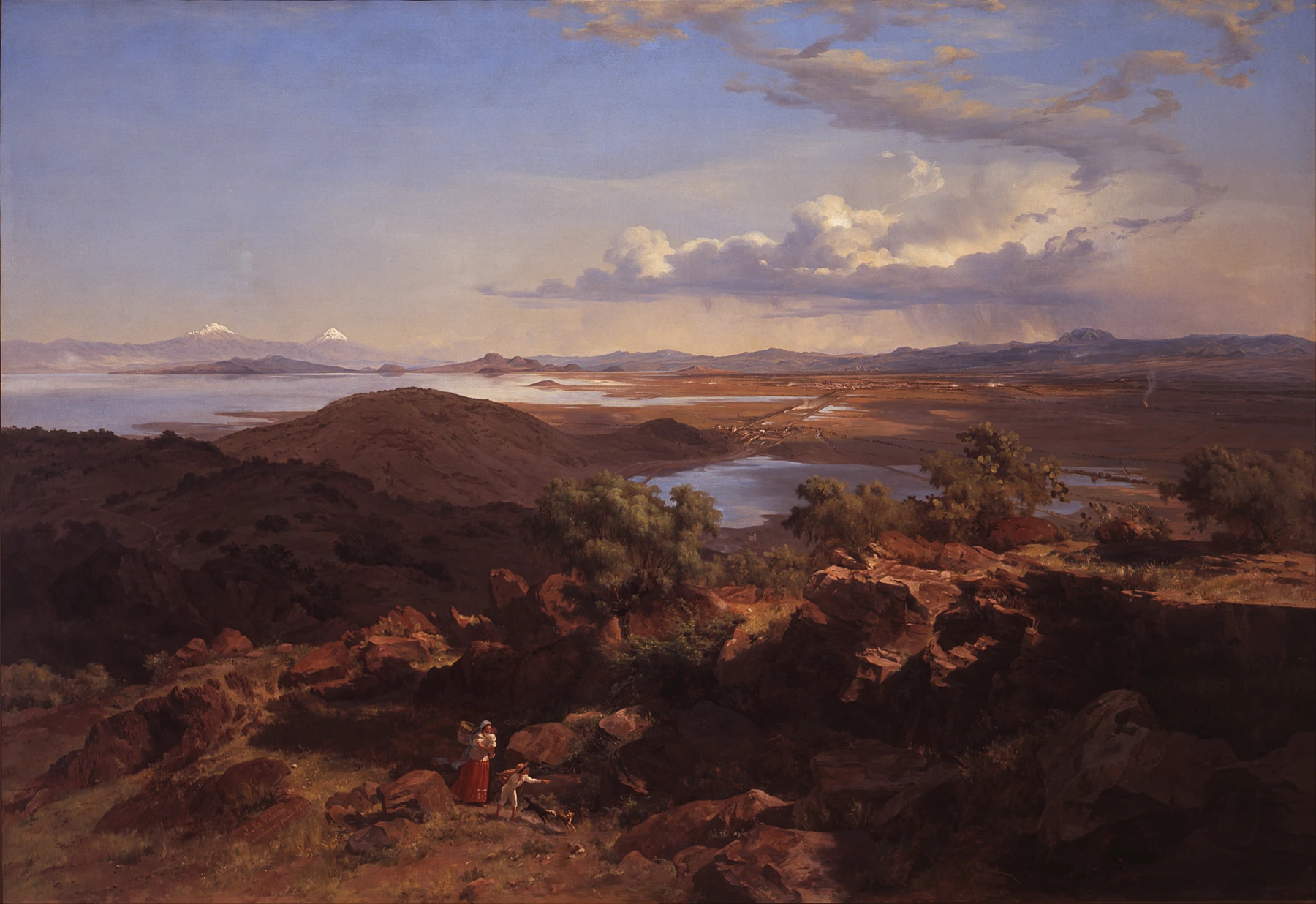 Valle de México desde el cerro de Santa Isabel — José María Velasco